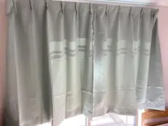 1級遮光カーテン100×135cm2枚グリーン