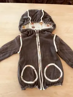 ムチャチャのアンティーク柄裏地パーカー　100㎝　110㎝