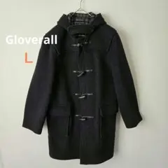 グローバーオール　Gloverall　ダークグレー ダッフルコート フード付き