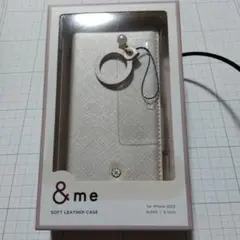 &me ソフトレザーケース( iPhone 15 Pro)