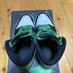 Nike ハイカットスニーカー ホワイト/ブラック/グリーン