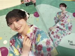 FRUITSZIPPER 浴衣すきくじ　櫻井優衣　クリアファイル クリアポスター