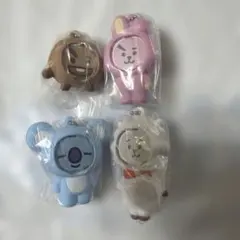 BT21 フォトフレームマスコット 4個セット