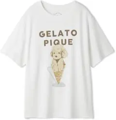 新品未使用 gelato pique アイスドッグワンポイントTシャツのサムネイル