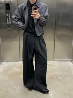 Multi Button Wide Slacks Slight Vogue 2