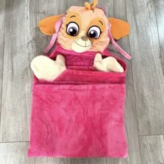 パウパトロール スカイ フード付きキッズブランケット