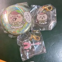 超まじかるちいかわ ミニアクリルチャーム　缶バッジ くりまんじゅう