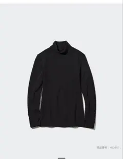 @*ク様 超極暖ヒートテックハイネックT ブラック　Sサイズ