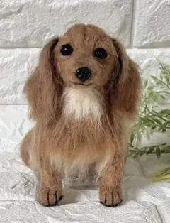 羊毛フェルト ハンドメイド 犬 チワワ フレーム - メルカリ