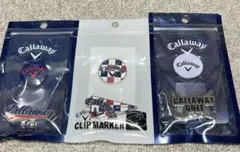 Callaway ゴルフ マグネット式クリップマーカー 3点セットのサムネイル