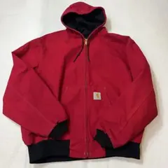 90's USA製 カーハート アクティブジャケット レッド 2XL