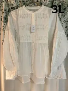 3L✴︎ゆったりフリルブラウス