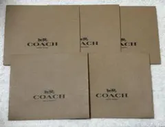 COACH コーチ ギフトBOX 5枚セット ショッパー
