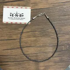 エリッカニコラスビケイ ナバホパールネックレス4mm/45cm 燻タイプ