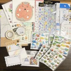 シール・紙もの　おすそ分けセット　計24点