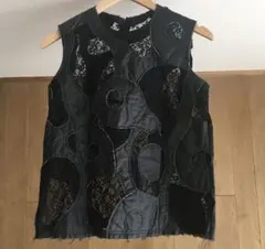 tricot COMME des GARÇONS ニットベスト 黒 - メルカリ