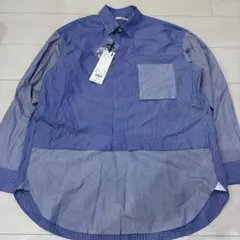 UNIQLO ＋Ｊ ジルサンダー 長袖シャツ ストライプ クレイジーパターン S