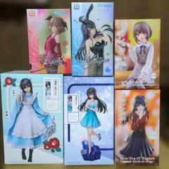 新品未開封】青春ブタ野郎シリーズ フィギュア 6種 セット KADOKAWA