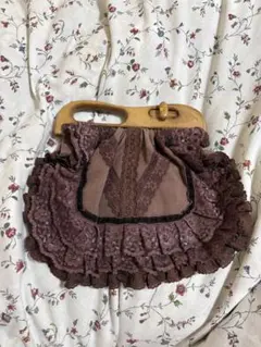 木製ハンドルバッグ