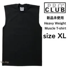 【プロクラブ】新品未使用 無地 厚手 ヘヴィーウェイト ノースリーブT 黒 XL