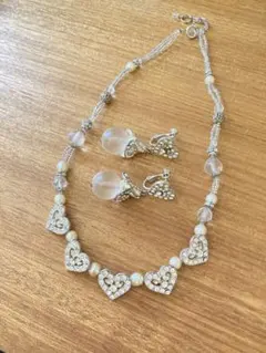 ヴィンテージ ネックレスとイヤリング　セット