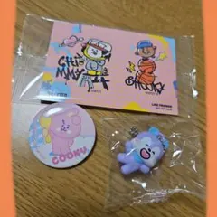 くら寿司　BT21　MANG　オリジナルフィギュア　キーホルダー　缶バッチ