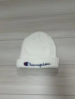 Champion ホワイトニット帽