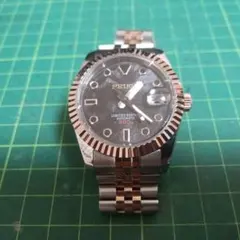 NH−35デイトジャスト、ピンクゴールドコンビ