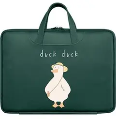 レトロ デザイン 4重構造 PC保護 耐衝撃 撥水 軽量 アヒル 傷防止