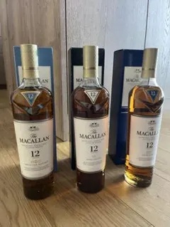 【きゃん様専用】マッカラン 12年 シングルモルトウイスキー 3本+知多のセット
