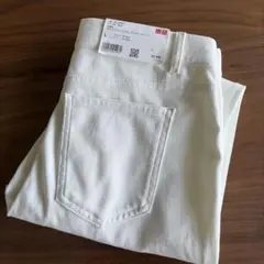 UNIQLO ウルトラストレッチクロップドレギンスパンツ　ホワイト L