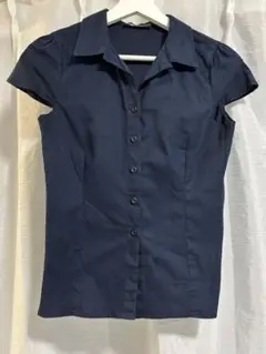 Brandy Melville 半袖シャツ ネイビーのサムネイル