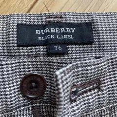 BURBERRY BLACK LABEL 綿パンツ　76サイズ ブラウン