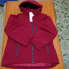 ユニクロ ハイブリッドダウンパーカ XXL レッド