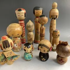 こけし 30本 まとめ 伝統 昭和レトロ 民芸品 鳴子系 - メルカリ