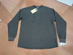 新品 ノースフェイス ウォームワッフルクルー XL ブラック NT62436