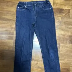 ストレートデニムパンツ ウエストゴム仕様