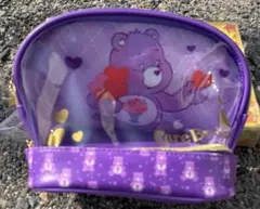 Care Bears 紫の小型ポーチ