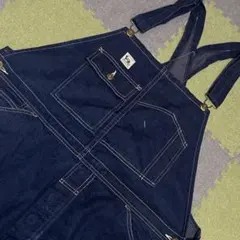 濃紺良品☆TCBジーンズ☆ブラックキャットオーバーオール☆W40☆廃盤で 