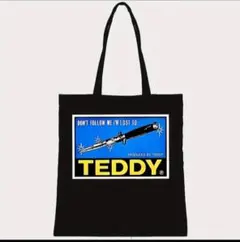 TEDDY　テディ　ロカビリー　トートバッグ　ブラック