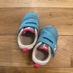 New Balance キッズ スニーカー 青/ピンク