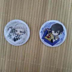 芥川龍之介・太宰治 缶バッジ 2個セット