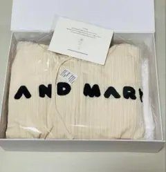 Andmary AM1267 Mary logo knit tops ivory - メルカリ