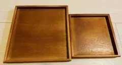 木製トレー スクエア　正方形19㎝　20枚セット‎ お家に彩り|•'-'•)و✧ 木製トレー スクエア正方形19㎝20枚セット‎ お家に彩り|•'-'•)و✧