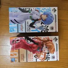 一番くじ D賞 惣流・アスカ・ラングレー 一番くじ C賞 綾波レイ