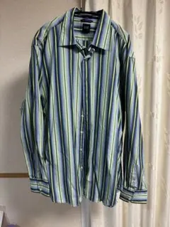 OLDGAP ストライプ長袖シャツ & ダークグリーンシャツ