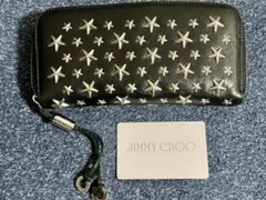 Jimmy Choo FILIPA ラウンドジップ 長財布 スタースタッズ 黒 - メルカリ