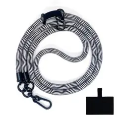 新品　携帯ストラップ　スマホショルダー　激太高品質  S字フック、ホルダー付き