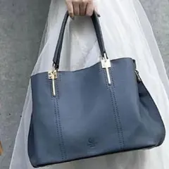 D.KELLY 2WAY TOTE BAG ネイビーのサムネイル