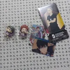 ハイキュー!! ウエハースカード こんにち輪 牛若、天童、影山